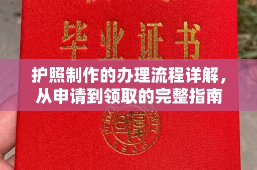 蛟河护照制作的办理流程详解，从申请到领取的完整指南